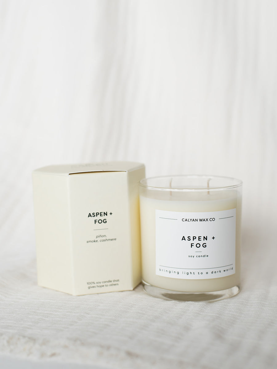 Aspen + Fog Glass Tumbler