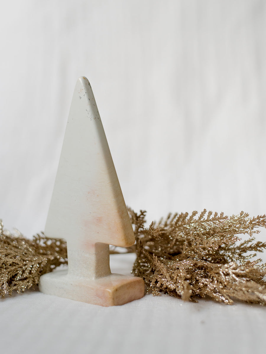Soapstone Christmas Trees White | 3 Sizes