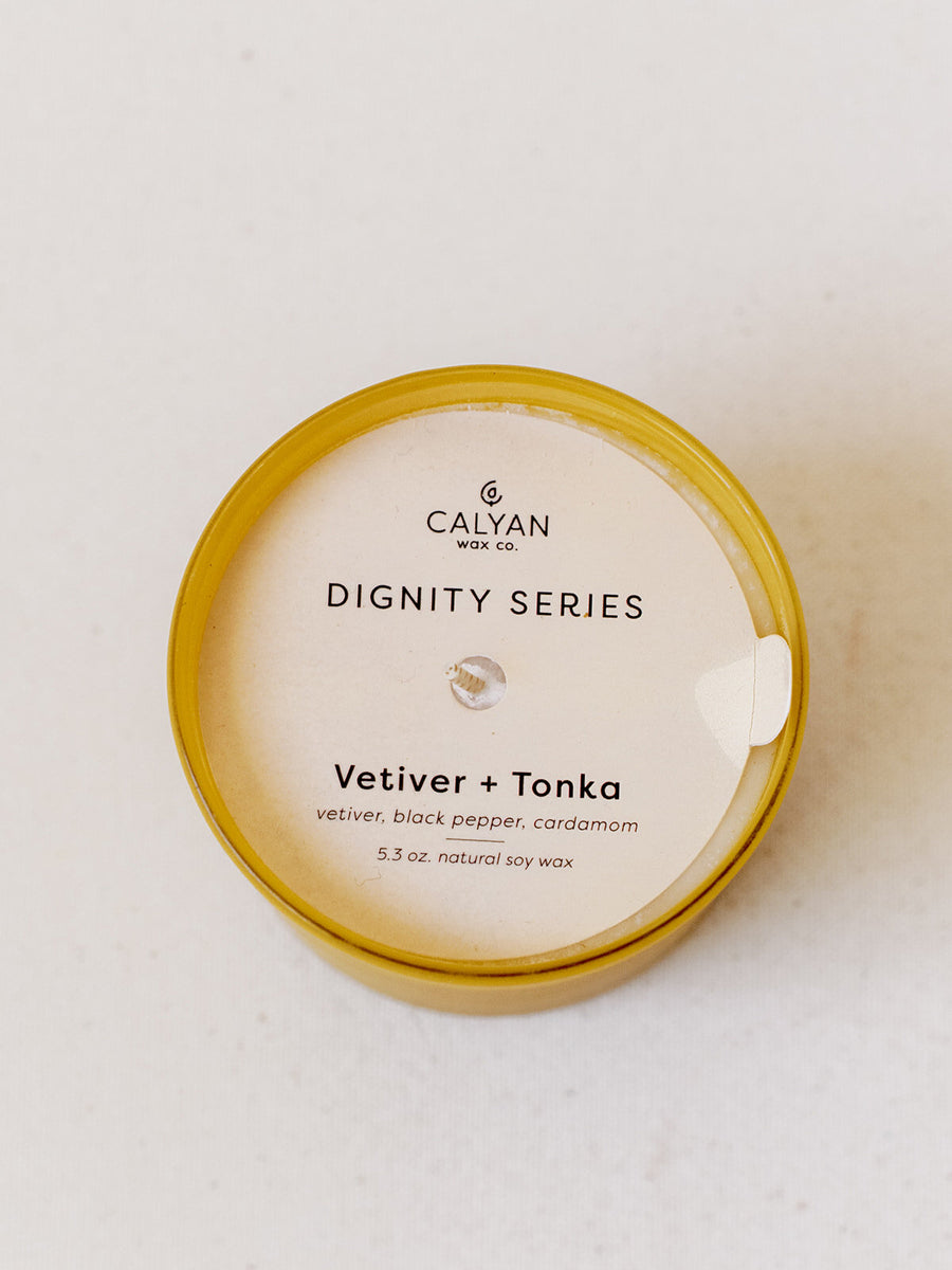Vetiver + Tonka Candle